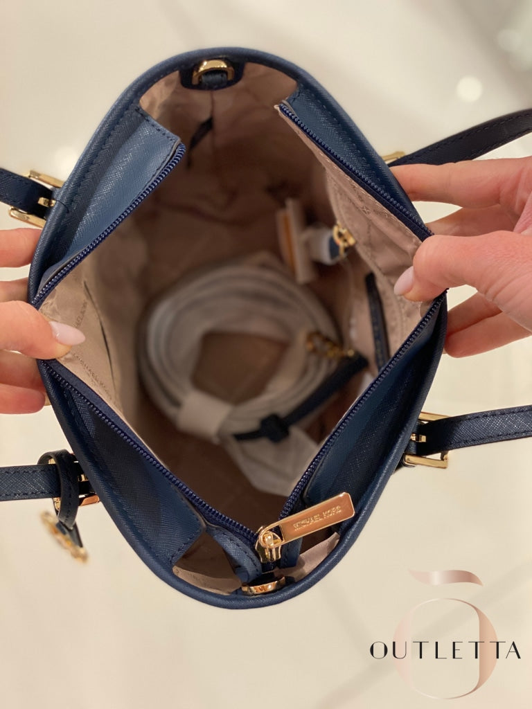Jet Set Travel Extra-Small Saffiano Leather Top - Luggage – leskinc