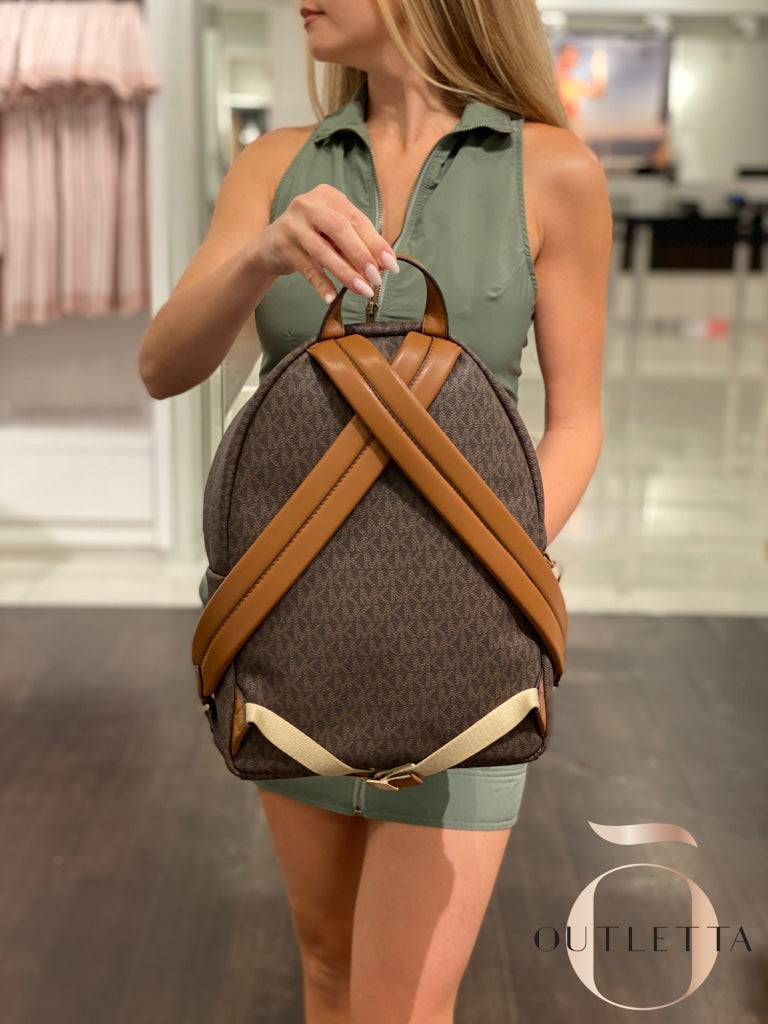 Michael Kors Maisie Medium Leather 2-in-1 Backpack (Dk Sangria)