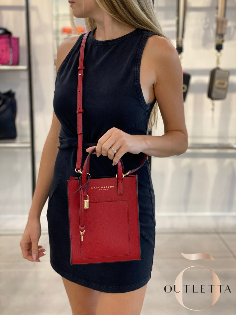Marc Jacobs Grind Mini Signet Tote Bag in Black Multi - Bags Crossbody Bags